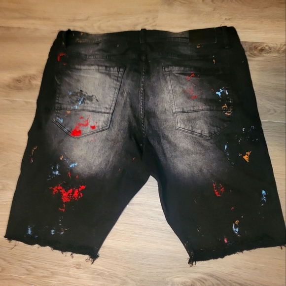 Men's hip hop designer shorts (worn 3x) - Picture 2 of 2